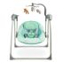 Leagan electric cu telecomanda Caretero LOOP Mint, Culoare: Turquoise,poza 8