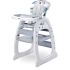 Scaun de masa transformabil Caretero HOMEE 2 in 1 Grey, Culoare: Gri