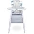 Scaun de masa transformabil Caretero HOMEE 2 in 1 Grey, Culoare: Gri,poza 5
