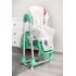 Scaun de masa Caretero LUNA Mint, Culoare: Turquoise,poza 10