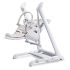 Scaun de masa cu leagan electric Caretero INDIGO 2 in 1 Light Grey, Culoare: Gri deschis,poza 2