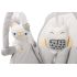 Scaun de masa cu leagan electric Caretero INDIGO 2 in 1 Light Grey, Culoare: Gri deschis,poza 6