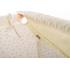 Legan multifunctional bebelusi, 0 luni – 3 ani (20 kg), testat TÜV Rheinland, Beige Stars FW Incababy, Culoare: Crem,poza 4