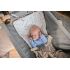 Legan multifunctional bebelusi, 0 luni – 3 ani (20 kg), testat TÜV Rheinland, Grey Stars FW Incababy, Culoare: Gri,poza 11