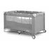 Patut pliant cu etaj intermediar Caretero BASIC PLUS Grey, Culoare: Gri deschis, Dimensiuni: 120x60,poza 3