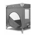 Patut pliant cu etaj intermediar Caretero BASIC PLUS Graphite, Culoare: Gri, Dimensiuni: 120x60 - poza 4 - ExclusivMAG.ro
