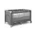 Patut pliant cu etaj intermediar Caretero BASIC PLUS Graphite, Culoare: Gri, Dimensiuni: 120x60  - ExclusivMAG.ro