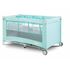 Patut pliant cu etaj intermediar Caretero BASIC PLUS Mint, Culoare: Turquoise, Dimensiuni: 120x60,poza 3