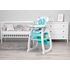 Scaun de masa transformabil Caretero HOMEE 2 in 1 Mint, Culoare: Turquoise,poza 9  - ExclusivMAG.ro Scaun de masa transformabil Caretero HOMEE 2 in 1 Mint, Culoare: Turquoise,poza 9
