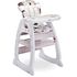 Scaun de masa transformabil Caretero HOMEE 2 in 1 Beige, Culoare: Crem,poza 2
