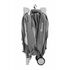 Patut pliant cu etaj intermediar Caretero BASIC PLUS Graphite, Culoare: Gri, Dimensiuni: 120x60 - poza 7 - ExclusivMAG.ro