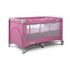 Patut pliant cu etaj intermediar Caretero BASIC PLUS Lavenda, Culoare: Mov, Dimensiuni: 120x60