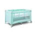 Patut pliant cu etaj intermediar Caretero BASIC PLUS Mint, Culoare: Turquoise, Dimensiuni: 120x60