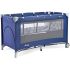Patut pliant cu etaj intermediar Caretero BASIC PLUS Navy, Culoare: Albastru, Dimensiuni: 120x60