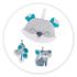 Bouncer MoMi Luis Blue, 0Luni+, Culoare: Blue,poza 6