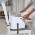 Scaun masa 2 in 1 Cashmere Ingenuity, Culoare: Crem,poza 5