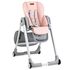 Scaun de masa copii Momi Luxuria, Piele ecologica, Pink, Culoare: Roz