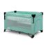 Patut pliabil cu etaj suplimentar si laterala reglabila Caretero ESTI Menta, Culoare: Turquoise, Dimensiuni: 120x60,poza 5