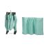 Patut pliabil cu etaj suplimentar si laterala reglabila Caretero ESTI Menta, Culoare: Turquoise, Dimensiuni: 120x60,poza 10