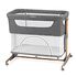 Co-sleeper Momi, Smart Bed 4 in 1 Grey, Culoare: Gri
