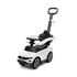 Masinuta ride-on cu maner parental Toyz Volkswagen T-ROC Alba, Culoare: Alb/Negru  - ExclusivMAG.ro