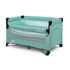 Patut pliabil cu etaj suplimentar si laterala reglabila Caretero ESTI Menta, Culoare: Turquoise, Dimensiuni: 120x60,poza 2  - ExclusivMAG.ro Patut pliabil cu etaj suplimentar si laterala reglabila Caretero ESTI Menta, Culoare: Turquoise, Dimensiuni: 120x60,poza 2