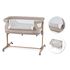 Co-sleeper MoMi, Smart Bed 4 in 1 Beige, Culoare: Crem,poza 4