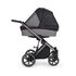 Carucior Kunert MOLTO 3 in 1 Flori Roz cadru grafit, Culoare: Roz - poza 5 - ExclusivMAG.ro