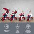 Tricicleta reglabila ZOPA ZooGo Ladybug, Culoare: Rosu - poza 4 - ExclusivMAG.ro