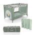 Patut pliant 1 nivel ZOPA Caravan Jungle Green, Culoare: Verde, Dimensiuni: 120x60 - poza 6 - ExclusivMAG.ro
