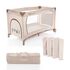 Patut pliant 1 nivel ZOPA Caravan Baby Beige, Culoare: Crem, Dimensiuni: 120x60,poza 7