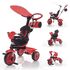 Tricicleta reglabila ZOPA ZooGo Ladybug, Culoare: Rosu  - ExclusivMAG.ro