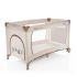 Patut pliant 1 nivel ZOPA Caravan Baby Beige, Culoare: Crem, Dimensiuni: 120x60
