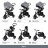 Tricicleta 6 moduri de utilizare ZOPA Citi Trike Foggy Grey, Culoare: Gri - poza 4 - ExclusivMAG.ro