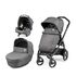 Carucior 3 in 1 Peg Perego Book 51 Titania Primoviaggio SL, 0-22 kg, Futura Quartz, Gri, Culoare: Gri  - ExclusivMAG.ro