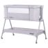 Patut Co-Sleeper Chipolino Sweet Dreams grey, Culoare: Gri