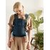 Marsupiu anatomic BabyBjorn cu multiple pozitii de purtare colectia Harmony, 3D Mesh, Navy Blue - Editie Limitata, Culoare: Albastru,poza 2