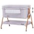Patut Co-Sleeper Chipolino Sweet Dreams grey wood, Culoare: Maro,poza 4