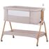 Patut Co-Sleeper Chipolino Sweet Dreams mocca wood, Culoare: Crem,poza 4