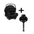 Set scoica auto i-size ARRA Next Caviar + Baza isofix BASE next i-Size pentru ARRA next Nuna, Culoare: Negru, Grupa: 0-13kg (0 luni - 12 luni)  - ExclusivMAG.ro