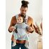Marsupiu anatomic BabyBjorn cu multiple pozitii de purtare colectia Harmony, 3D Mesh, Silver - Editie Limitata, Culoare: Gri deschis,poza 8
