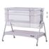 Patut Co-Sleeper Chipolino Sweet Dreams grey, Culoare: Gri,poza 5
