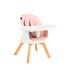 Scaun de masa 3 in 1 Juju Eat&Twist, Roz, Culoare: Roz,poza 5  - ExclusivMAG.ro Scaun de masa 3 in 1 Juju Eat&Twist, Roz, Culoare: Roz,poza 5