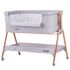 Patut Co-Sleeper Chipolino Sweet Dreams grey wood, Culoare: Maro,poza 3