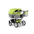 Carucior pentru gemeni Mikado TWIN T-08 3 in 1, Culoare: Verde
