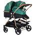 Carucior gemeni Chipolino Duo Smart 3 in 1 avocado, Culoare: Verde - poza 8 - ExclusivMAG.ro