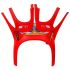 Set Masuta cu 2 scaune pentru copii Pilsan King Table red, Culoare: Rosu,poza 3