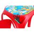 Set Masuta cu 2 scaune pentru copii Pilsan King Table red, Culoare: Rosu,poza 4