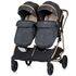 Carucior gemeni Chipolino Duo Smart 3 in 1 raven, Culoare: Negru - poza 4 - ExclusivMAG.ro
