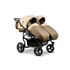 Carucior pentru gemeni Mikado TWIN T-16 3 in 1, Culoare: Crem - poza 2 - ExclusivMAG.ro